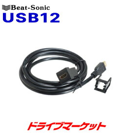 【春のド-ン!と全品超トク祭】USB12 ビートソニック HDMI延長ケーブル トヨタ/ダイハツ車用 スペアスイッチホール用 Beat-Sonic