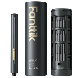 【ポイントアップ8倍】Fanttik E2 Ultra 電動ドライバー ドライバーセット コードレス 0.6N.m 5段精密トルク マグネットビット 50本 5/32インチ 六角軸 充電式 磁気収納ケース ガジェット スマホ カメラ 修理工具 メンテナンス工具