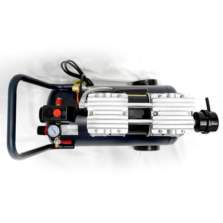 楽天市場】エアーコンプレッサー オイルレス 100V 静音 30L 