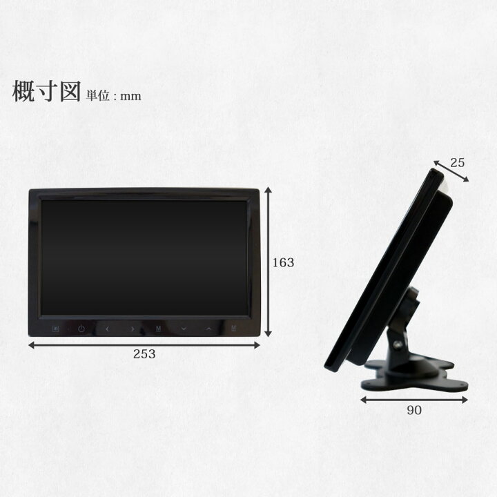 楽天市場】オンダッシュモニター 高画質 10.1インチ 10インチ 【送料 