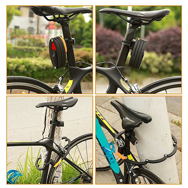楽天市場】自転車ロック テールライト付 鍵 充電式 LEDライト 鋼合金 