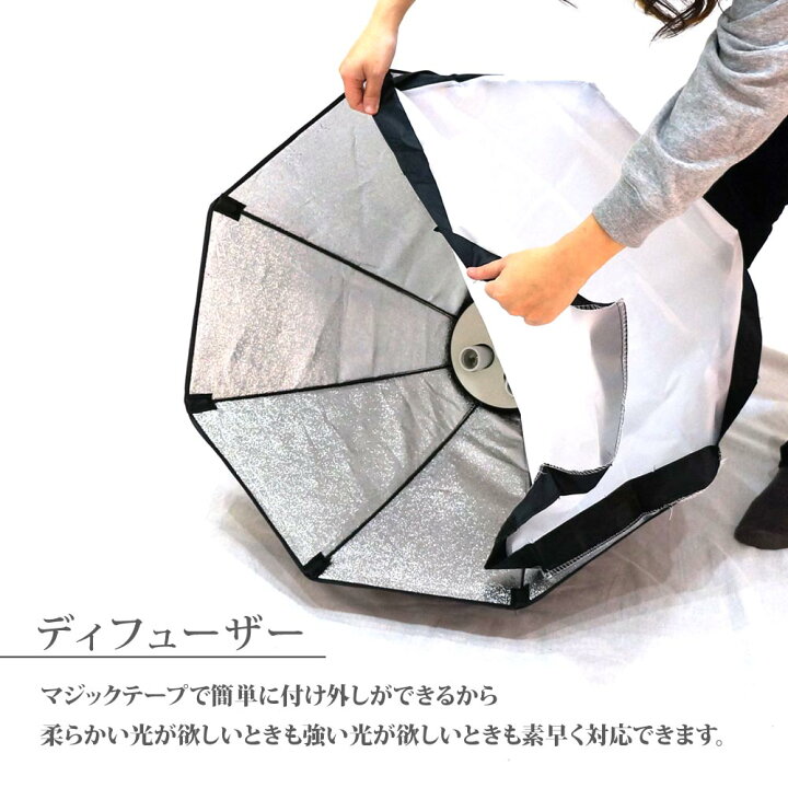 楽天市場】写真撮影用 照明セット 撮影キット 5灯ソケットタイプ 