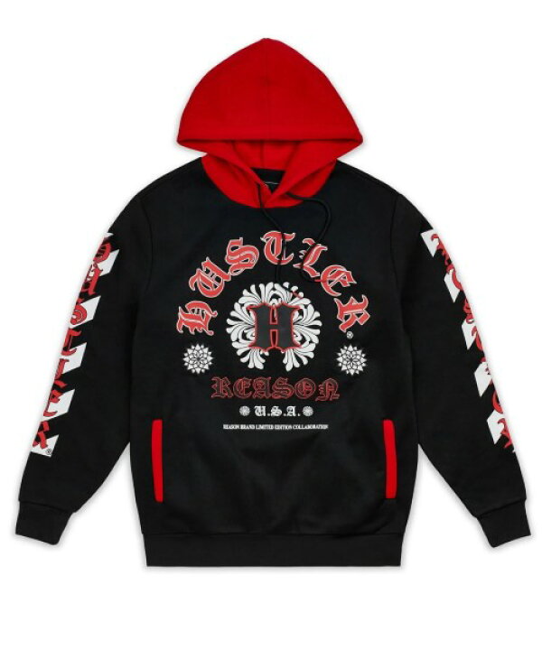 楽天市場】REASON CLOTHING HUSTLER プルオーバーパーカー/HU-f01/S/M 