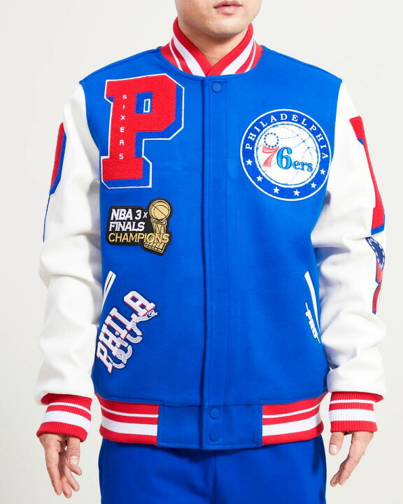 楽天市場】PRO STANDARD Philadelphia 76ers REMIX VARSITY ジャケット  