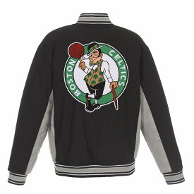 JH DESIGN BOSTON CELTICSウールリバーシブルジャケット　スタジャン(CEL103CBL8)ボストン・セルティックス/AY3★US購入B系HIPHOPカジュアルストリート【送料無料】