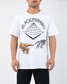 BLACK PYRAMID CREATION Tシャツ半袖(Y1161924)白/ブラックピラミッド/クリスブラウン/AZ67★USLANYカジュアルストリートHIPHOPB系/大きいサイズ