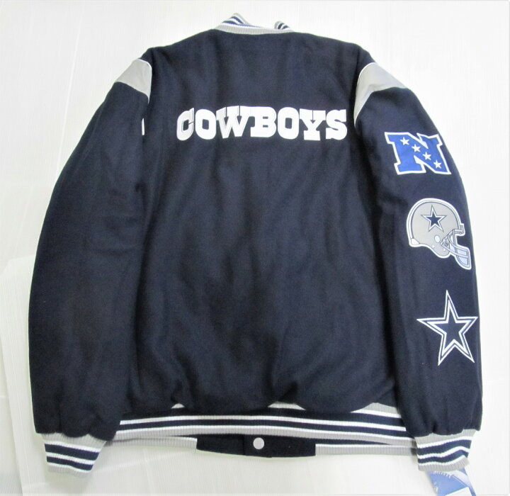 楽天市場】JH Design Dallas Cowboys ウールリバーシブル ジャケット 