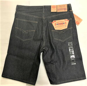 Kno-betta デニムハーフパンツ/バギーパンツ/ダボパン/RAW BLK/90年代・HIPHOP・B系/32/34/36/38/40/42/44/BF38★B系HIPHOPカジュアルストリート大きいサイズキングサイズ