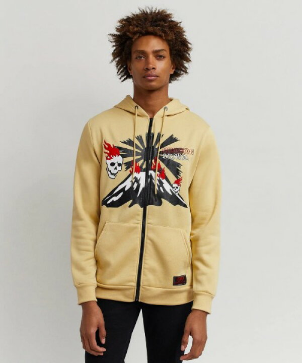 楽天市場】REASON CLOTHING FLAMINGスカル ジップアップパーカー/ZU-3 