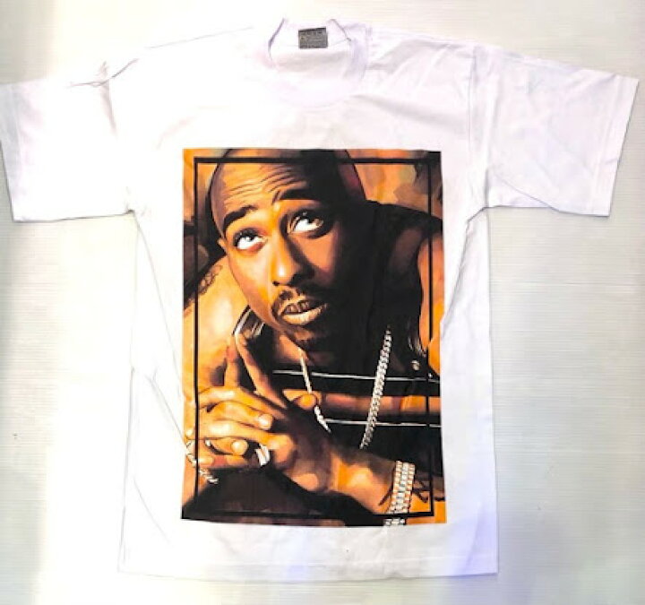 楽天市場】PRO TEAM 2pac プリント Tシャツ半袖/WHITE/LA/HIPHOP/M/L  