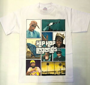 PRO TEAM HIPHOP LEGENDS vg TVc/WHITE/LA/HIPHOP/M/L/XL/2XL/3XL/傫TCY/wr[/BH15/Bn