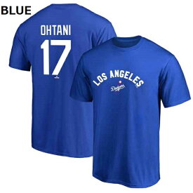 Fanatics Losangeles Dodgers Shohei Ohtani 17　プリント Tシャツ半袖/S/M/L/XL/日本サイズ/BI66