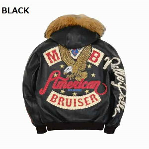 PELLE PELLE AMERICAN BRUISER HOODED �W���P�b�g/���U�[�W���P�b�g/�y���y��/RED/BLACK/US�T�C�Y/HIPHOP/B�n/90�N��/BJ43�y���������z