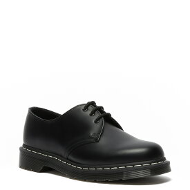 【公式】Dr. Martens ドクターマーチン 【APAC限定】1461 ホワイトステッチ 3 ホール シューズ ユニセックス レディース メンズ おすすめ 人気 靴 BLACK 24757001