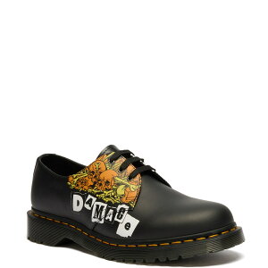 �y�����zDr. Martens �h�N�^�[�}�[�`�� 1461 METALLICA DAMAGE TOUR 3 �z�[�� �V���[�Y ���j�Z�b�N�X WHITE+MULTI 42245100