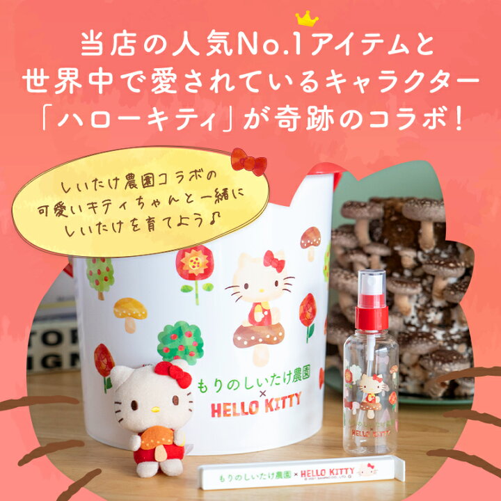 楽天市場】もりのしいたけ農園×HELLO KITTY| ハローキティ キティ 