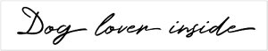Vv ML XebJ[ J[XebJ[ ` c24mm×128mm JbeBOV[g V[ ^]΍ (Dog lover inside DĂ܂ zCg)