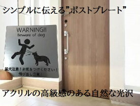 アクリル製 ポストプレート 玄関プレート ドアプレート 5cm×5cm 猛犬注意 犬がいます 猫がいます ウサギがいます 鳥がいます ドア開閉注意 飛び出し注意 お願い インターホン POST 危険 ピクトサイン シルバー ゴールド ステンレス メッセージ シンプル 表札 各種