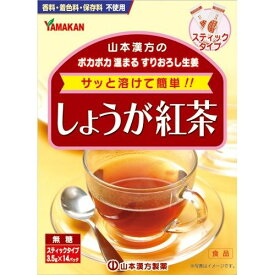 山本漢方 しょうが紅茶 3.5g×14包【山本漢方製薬】