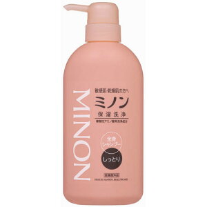 ミノン 全身シャンプー しっとりタイプ 450ml【第一三共ヘルスケア】【医薬部外品】【ゆうパケットパフ送料無料】