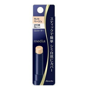 (��)�J�l�{�E���ϕi media ���f�B�A �X�e�B�b�N�R���V�[���[R�iUV�j ���C�g�x�[�W�� 3.0g SPF39/PA+++