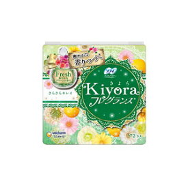 《ユニチャーム》ソフィ Kiyora フレグランス 爽やかなグリーンの香り(72枚入)