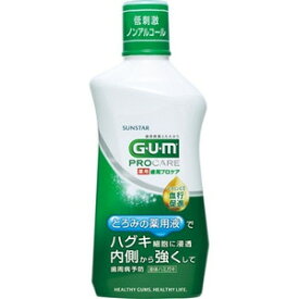 【医薬部外品】《サンスター》 G・U・M ガム歯周プロケア デンタルリンス 420mL (薬用ハミガキ)