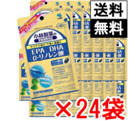 小林製薬 DHA EPA リノレン酸 180粒×24袋 まとめ買いセット【送料無料】