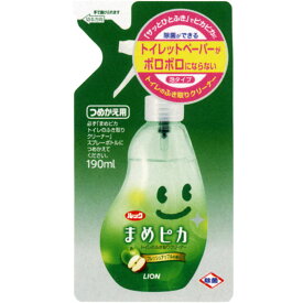 ルック まめピカ トイレのふき取りクリーナー つめかえ用 190ml