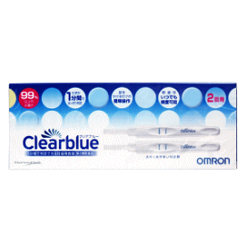【第2類医薬品】 オムロン 妊娠検査薬 クリアブルー 2回用×1個 わずか1分 妊活