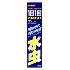 【第2類医薬品】新生薬品 アトレチオンLXクリーム 30g×1個 1日1回タイプ じゅくじゅく水虫に ★セルフメディケーション税制対象商品