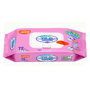 ピジョン ハビナース トイレに流せるパッとおしりふき 72枚入り