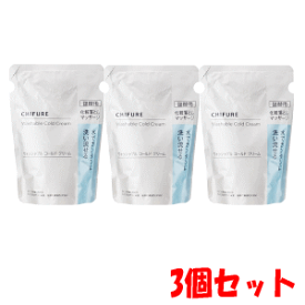 【3個セット】ちふれ化粧品 ウォッシャブルコールドクリーム 詰替用 300g×3