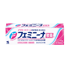 【第2類医薬品】小林製薬 フェミニーナ軟膏 15g×1個 デリケートな部分のかゆみ止め かぶれ止め 女性に人気 ★セルフメディケーション税制対象商品