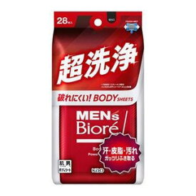 花王 メンズビオレ 顔もふけるボディシート 超洗浄タイプ 28枚入り