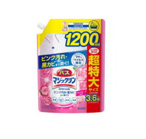 花王 バスマジックリン泡立ちスプレー SUPERCLEAN アロマローズの香り つめかえ用 1200ml