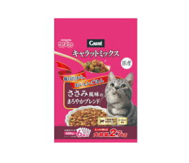 ペットライン キャラットミックス ささみ風味のまろやかブレンド 2.7kg(450g×6)