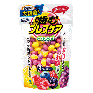 小林製薬 噛むブレスケア レモン・ベリー・グレープ 100粒※軽減税率対象