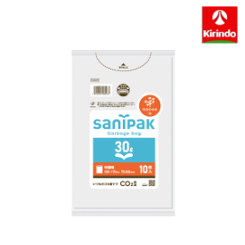 日本サニパック サニパックポリ袋 nocoo 30L 半透明 10枚 0.020mm