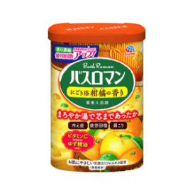 アース製薬 バスロマン にごり浴 柑橘の香り 600g 【医薬部外品】
