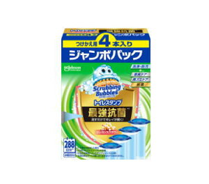 ジョンソン スクラビングバブル トイレスタンプ 最強抗菌 エレガンスフラワー つけかえ用4本入り ジャンボパック 38g×4(24回分)