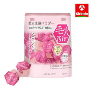 �J�l�{�E���ϕi �X�C�T�C(suisai) �r���[�e�B�N���A �s���N �p�E�_�[�E�H�b�V�� 0.4g×32��