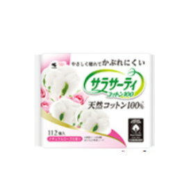 小林製薬サラサーティコットン100 ナチュラルローズの香り 112個入