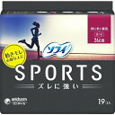 【3％OFFクーポン 8/4 20:00〜8/11 01:59迄】【送料無料】ユニ・チャームソフィSPORTS特に多い昼用羽つき【医薬部外品】 19枚入【△】【▲2】