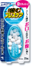 【3％OFFクーポン 5/23 20:00～5/27 01:59迄】【送料無料】小林製薬株式会社噛むブレスケア スッキリクールミント 25粒【△】【▲1】【CPT】