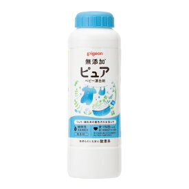 【本日楽天ポイント5倍相当】【送料無料】ピジョン株式会社　無添加ピュア　ベビー漂白剤　350g(0ヶ月から)＜除菌。植物系消臭剤配合。衣類用酸素系漂白剤＞【ドラッグピュア楽天市場店】【RCP】【△】