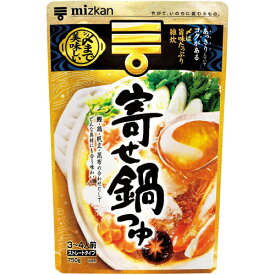 【本日楽天ポイント5倍相当】株式会社ミツカン　〆まで美味しい　 寄せ鍋つゆストレート 750g×12袋セット【RCP】【北海道・沖縄は別途送料必要】