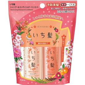 【本日楽天ポイント5倍相当】【送料無料】クラシエホームプロダクツ株式会社いち髪 濃密W保湿ケアシャンプー＆コンディショナー ミニセット（1セット）＜芯から健やかな絹髪へ＞【ドラッグピュア楽天市場店】【△】【▲1】【CPT】