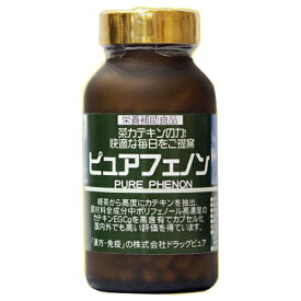 【本日楽天ポイント5倍相当!!】【送料無料】株式会社ドラッグピュア ☆国内運費,手續費免費☆ 兒茶素高濃度配方 高純度ピュアフェノン450 180粒【△】