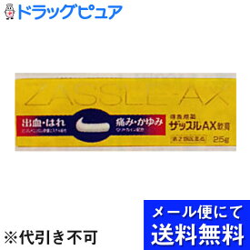 【第(2)類医薬品】【本日楽天ポイント5倍相当】【☆】【●●メール便にて送料無料でお届け 代引き不可】中外医薬生産株式会社『ザッスルAX軟膏　25g』(メール便のお届けは発送から10日前後が目安です)(この商品は注文後のキャンセルができません)